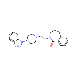 O=C1c2ccccc2CCCN1CCN1CCC(n2nnc3ccccc32)CC1 ZINC000013488313