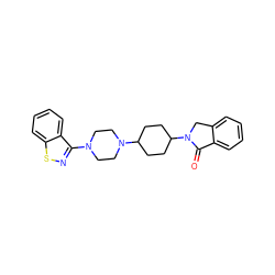 O=C1c2ccccc2CN1C1CCC(N2CCN(c3nsc4ccccc34)CC2)CC1 ZINC000012356423