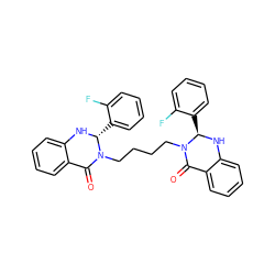 O=C1c2ccccc2N[C@H](c2ccccc2F)N1CCCCN1C(=O)c2ccccc2N[C@@H]1c1ccccc1F ZINC001772578470