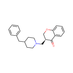 O=C1c2ccccc2OC[C@@H]1CN1CCC(Cc2ccccc2)CC1 ZINC000013607223