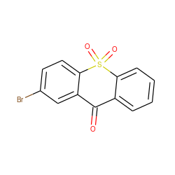 O=C1c2ccccc2S(=O)(=O)c2ccc(Br)cc21 ZINC000001556915