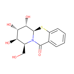 O=C1c2ccccc2S[C@@H]2[C@@H](O)[C@@H](O)[C@H](O)[C@H](CO)N12 ZINC000299839466