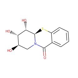 O=C1c2ccccc2S[C@@H]2[C@@H](O)[C@@H](O)[C@H](O)CN12 ZINC000084618440