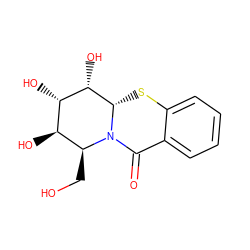 O=C1c2ccccc2S[C@H]2[C@@H](O)[C@@H](O)[C@H](O)[C@H](CO)N12 ZINC000299839467