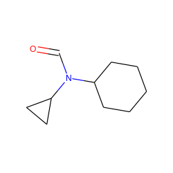 O=CN(C1CCCCC1)C1CC1 ZINC000029413528