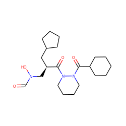 O=CN(O)C[C@@H](CC1CCCC1)C(=O)N1CCCCN1C(=O)C1CCCCC1 ZINC000072175376