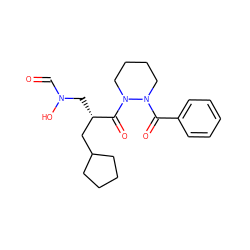 O=CN(O)C[C@@H](CC1CCCC1)C(=O)N1CCCCN1C(=O)c1ccccc1 ZINC000072170883