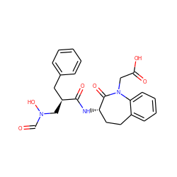 O=CN(O)C[C@@H](Cc1ccccc1)C(=O)N[C@H]1CCc2ccccc2N(CC(=O)O)C1=O ZINC000003821448