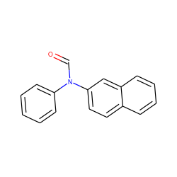 O=CN(c1ccccc1)c1ccc2ccccc2c1 ZINC000000313720