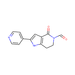 O=CN1CCc2[nH]c(-c3ccncc3)cc2C1=O ZINC000028970416