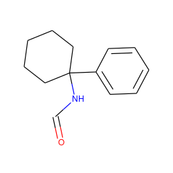 O=CNC1(c2ccccc2)CCCCC1 ZINC000000394390