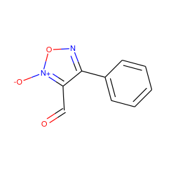 O=Cc1c(-c2ccccc2)no[n+]1[O-] ZINC000013831553