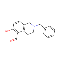 O=Cc1c(O)ccc2c1CCN(Cc1ccccc1)C2 ZINC000221060501