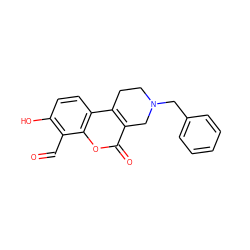 O=Cc1c(O)ccc2c3c(c(=O)oc12)CN(Cc1ccccc1)CC3 ZINC000169347636