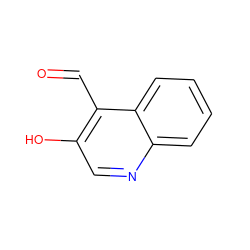 O=Cc1c(O)cnc2ccccc12 ZINC000082399800