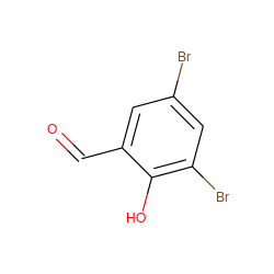 O=Cc1cc(Br)cc(Br)c1O ZINC000000001241