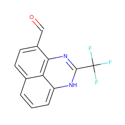 O=Cc1ccc2cccc3[nH]c(C(F)(F)F)nc1c23 ZINC000006438299