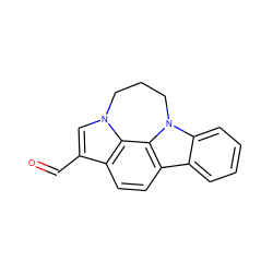 O=Cc1cn2c3c1ccc1c4ccccc4n(c13)CCC2 ZINC000473154405