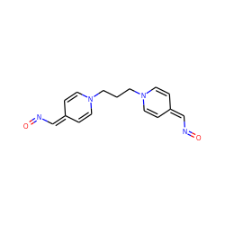 O=NC=C1C=CN(CCCN2C=CC(=CN=O)C=C2)C=C1 ZINC000103285154