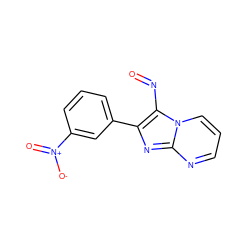 O=Nc1c(-c2cccc([N+](=O)[O-])c2)nc2ncccn12 ZINC000005479118