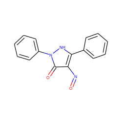 O=Nc1c(-c2ccccc2)[nH]n(-c2ccccc2)c1=O ZINC000100552693