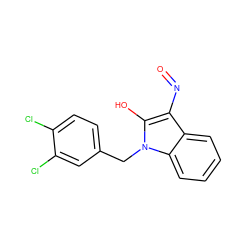 O=Nc1c(O)n(Cc2ccc(Cl)c(Cl)c2)c2ccccc12 ZINC000101902467