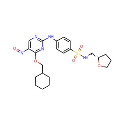 O=Nc1cnc(Nc2ccc(S(=O)(=O)NC[C@@H]3CCCO3)cc2)nc1OCC1CCCCC1 ZINC000103191995