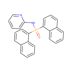 O=P(Nc1ccccn1)(c1cccc2ccccc12)c1cccc2ccccc12 ZINC000017595927