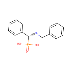 O=P(O)(O)[C@@H](NCc1ccccc1)c1ccccc1 ZINC000002047657