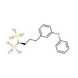 O=P(O)(O)[C@H](CCCc1cccc(Oc2ccccc2)c1)S(=O)(=O)O ZINC000001886808