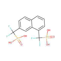 O=P(O)(O)C(F)(F)c1ccc2cccc(C(F)(F)P(=O)(O)O)c2c1 ZINC000027103718