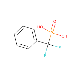 O=P(O)(O)C(F)(F)c1ccccc1 ZINC000013490361