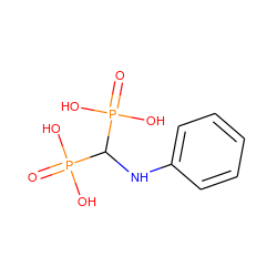 O=P(O)(O)C(Nc1ccccc1)P(=O)(O)O ZINC000005939052