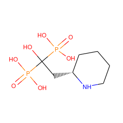 O=P(O)(O)C(O)(C[C@@H]1CCCCN1)P(=O)(O)O ZINC000001536799