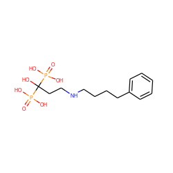 O=P(O)(O)C(O)(CCNCCCCc1ccccc1)P(=O)(O)O ZINC000001551167