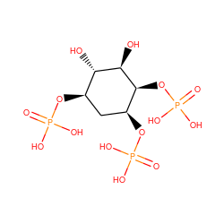 O=P(O)(O)O[C@H]1C[C@@H](OP(=O)(O)O)[C@H](O)[C@@H](O)[C@H]1OP(=O)(O)O ZINC000058640361