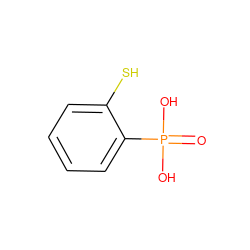 O=P(O)(O)c1ccccc1S ZINC000053312348