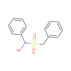 O=S(=O)(Cc1ccccc1)N(O)c1ccccc1 ZINC000003219150