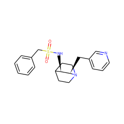 O=S(=O)(Cc1ccccc1)N[C@@H]1C2CCN(CC2)[C@@H]1Cc1cccnc1 ZINC000028523108