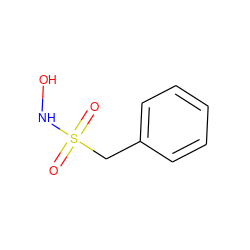 O=S(=O)(Cc1ccccc1)NO ZINC000013813783