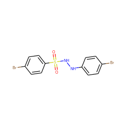 O=S(=O)(NNc1ccc(Br)cc1)c1ccc(Br)cc1 ZINC000097950511