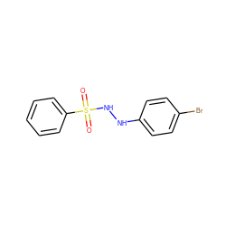 O=S(=O)(NNc1ccc(Br)cc1)c1ccccc1 ZINC000006927602