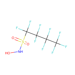 O=S(=O)(NO)C(F)(F)C(F)(F)C(F)(F)C(F)(F)F ZINC000014947957