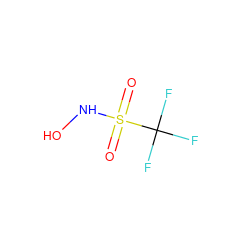 O=S(=O)(NO)C(F)(F)F ZINC000010450201