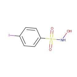 O=S(=O)(NO)c1ccc(I)cc1 ZINC000005570003