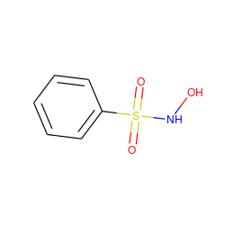 O=S(=O)(NO)c1ccccc1 ZINC000004284435