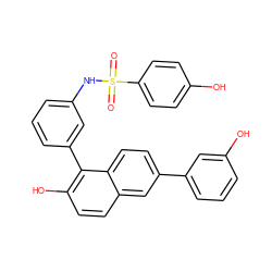 O=S(=O)(Nc1cccc(-c2c(O)ccc3cc(-c4cccc(O)c4)ccc23)c1)c1ccc(O)cc1 ZINC000084711685