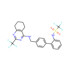 O=S(=O)(Nc1ccccc1-c1ccc(CNc2nc(C(F)(F)F)nc3c2CCCC3)cc1)C(F)(F)F ZINC000027862306