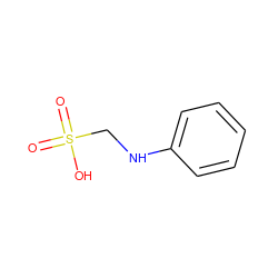 O=S(=O)(O)CNc1ccccc1 ZINC000001688380