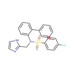 O=S(=O)(c1ccc(F)cc1)N(Cc1ncc[nH]1)c1ccccc1-c1ccccc1 ZINC000473088643